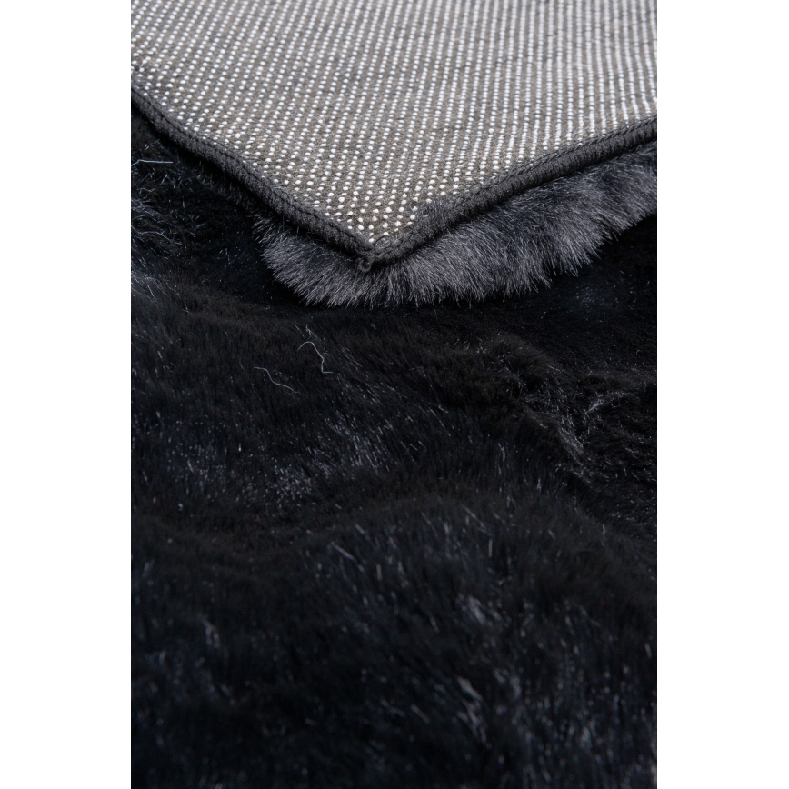 Covor RABBIT BUBBLE 200 x 280 cm, negru