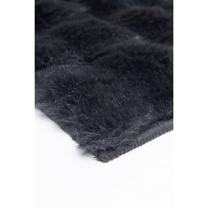 Covor RABBIT BUBBLE 200 x 280 cm, negru