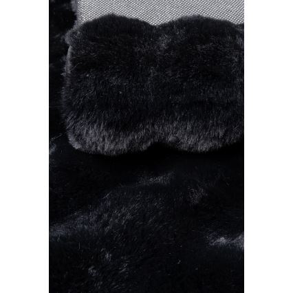 Covor RABBIT BUBBLE 80x150 cm, negru