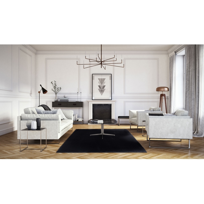 Covor RABBIT-FOX 120 x 160 cm, negru