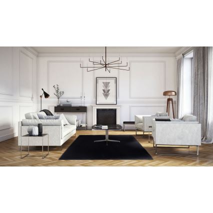 Covor RABBIT-FOX 160 x 230 cm, negru