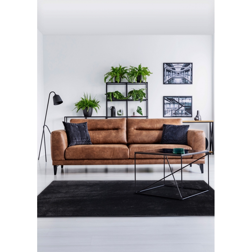Covor RABBIT-FOX 160 x 230 cm, negru
