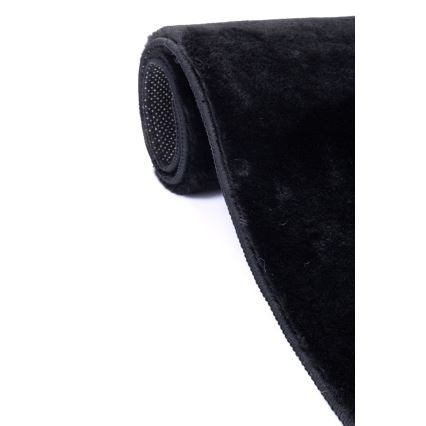 Covor RABBIT-FOX 160 x 230 cm, negru