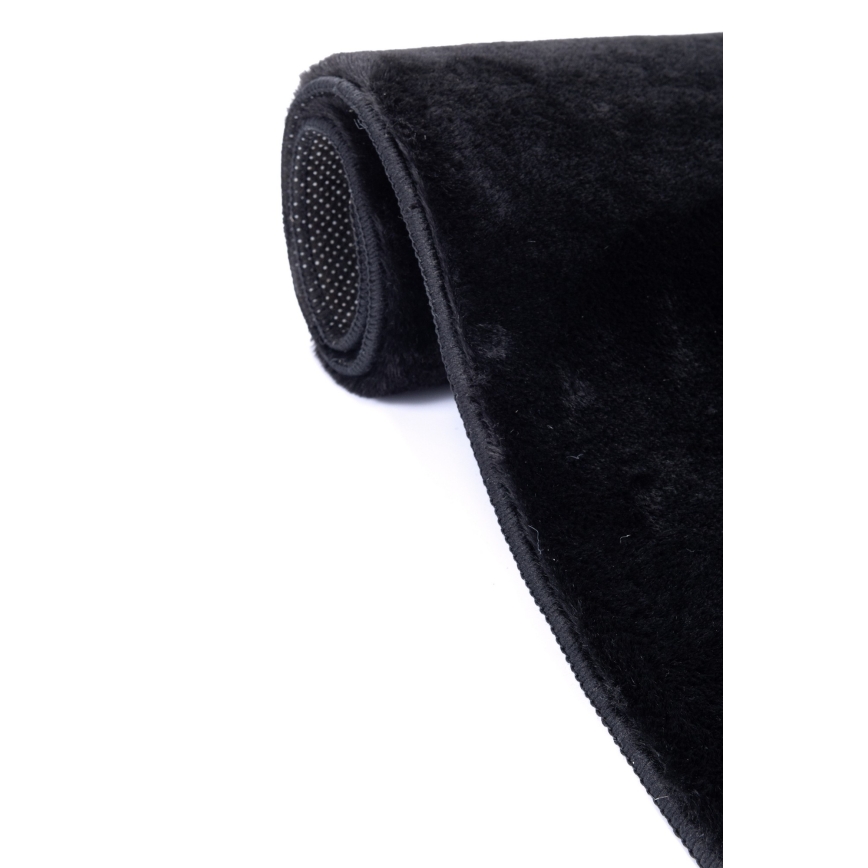 Covor RABBIT-FOX 160 x 230 cm, negru