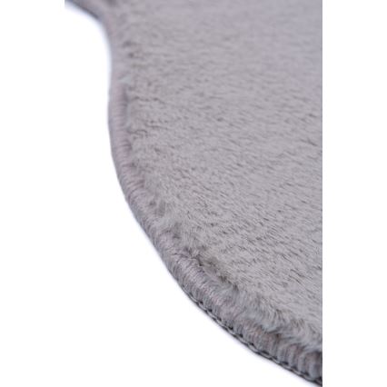 Covor RABBIT-FOX, 60 x 90 cm, gri