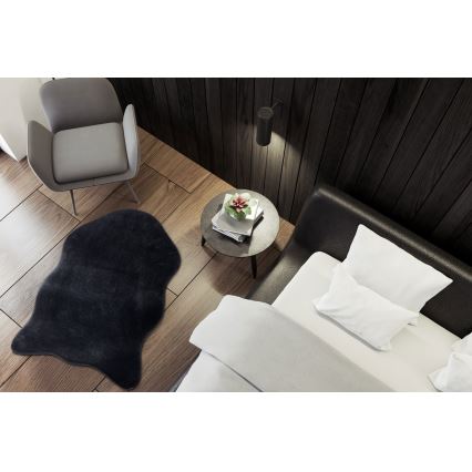 Covor RABBIT-FOX 60x90 cm, negru