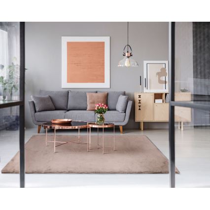 Covor RABBIT-ROSA NEW, 80x150 cm, 2000g/m2, bej