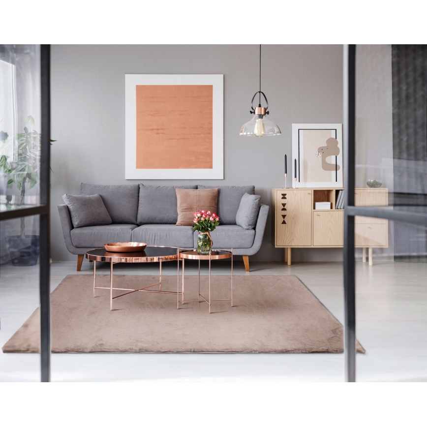 Covor RABBIT-ROSA NEW, 80x150 cm, 2000g/m2, bej