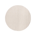 Covor rotund natural FIR WOOL, 160 cm, 2600 g/m², crem
