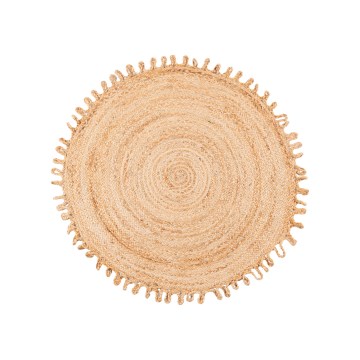 Covor rotund natural JUTA, 100 cm, bej