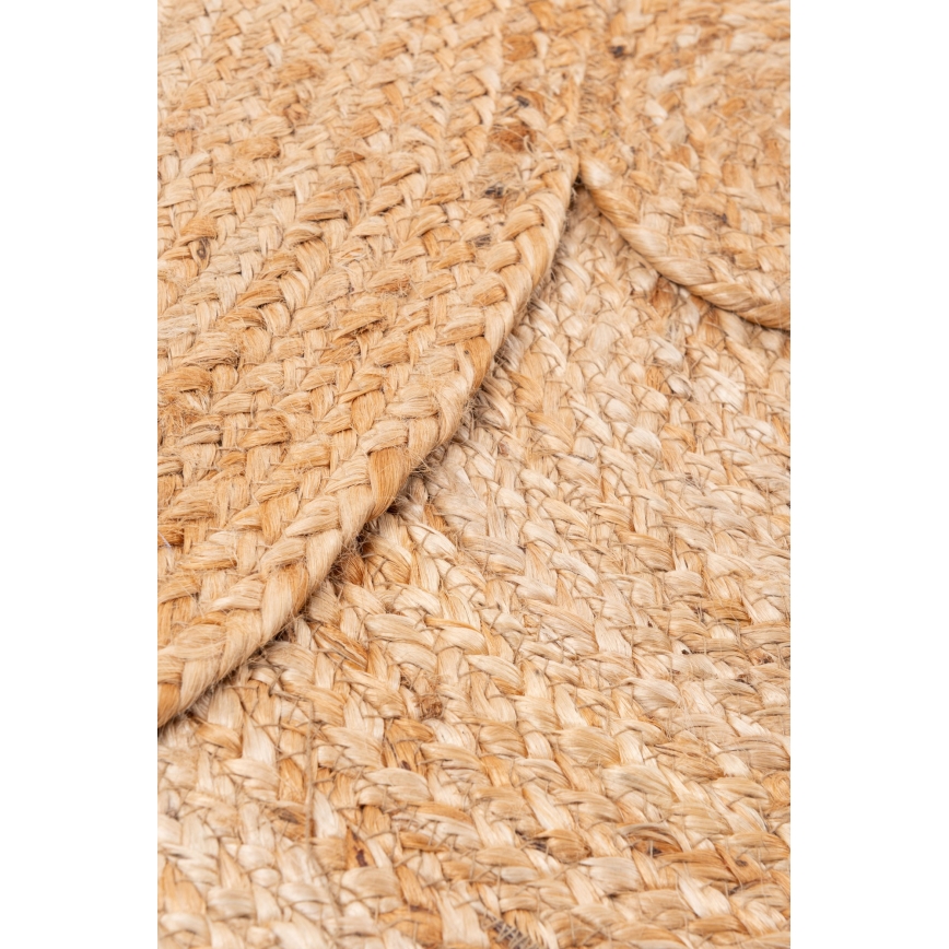Covor rotund natural JUTA, Ø 140 cm, bej
