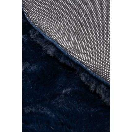 Covor rotund RABBIT BUBBLE, 160 cm, albastru