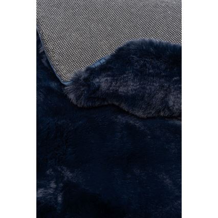 Covor rotund RABBIT BUBBLE, 160 cm, albastru