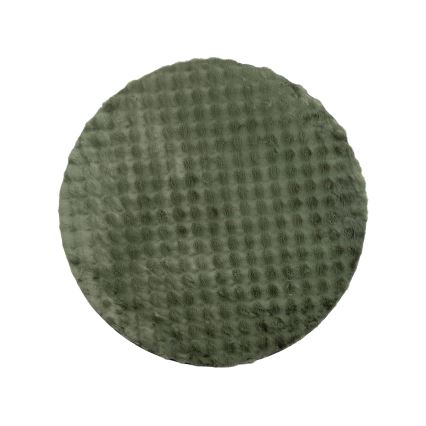 Covor rotund RABBIT BUBBLE, 160 cm, verde
