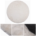 Covor rotund RABBIT BUBBLE, diametru 160 cm, crem