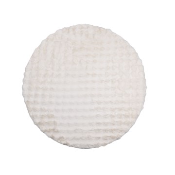 Covor rotund RABBIT BUBBLE, diametru 160 cm, crem