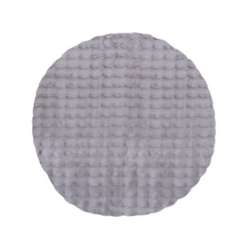 Covor rotund RABBIT BUBBLE, diametru 160 cm, gri