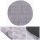 Covor rotund RABBIT BUBBLE, diametru 160 cm, gri