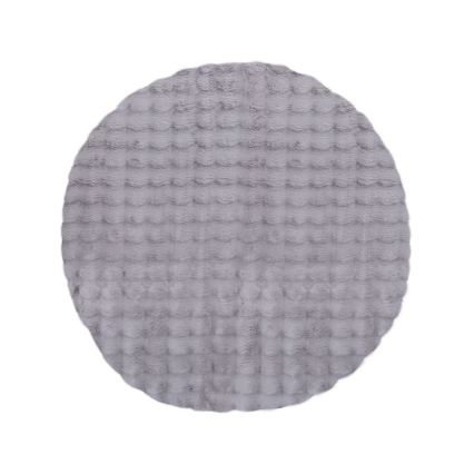 Covor rotund RABBIT BUBBLE, diametru 160 cm, gri