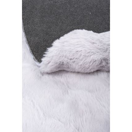 Covor rotund RABBIT BUBBLE, diametru 160 cm, gri