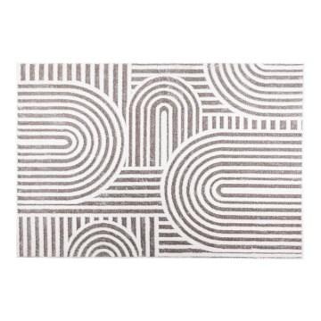 Covor SALAMANCA 120 x 170 cm, gri/alb