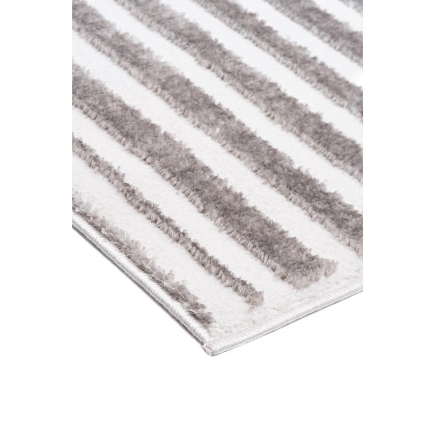 Covor SALAMANCA 120 x 170 cm, gri/alb