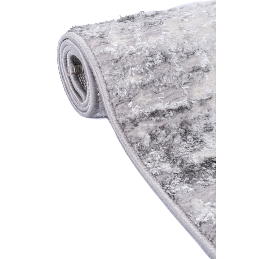 Covor SALAMANCA 120 x 170 cm, gri/alb