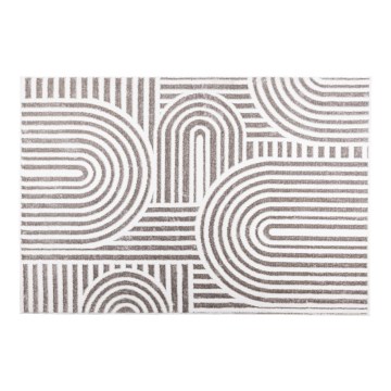 Covor SALAMANCA 160 x 230 cm gri/alb