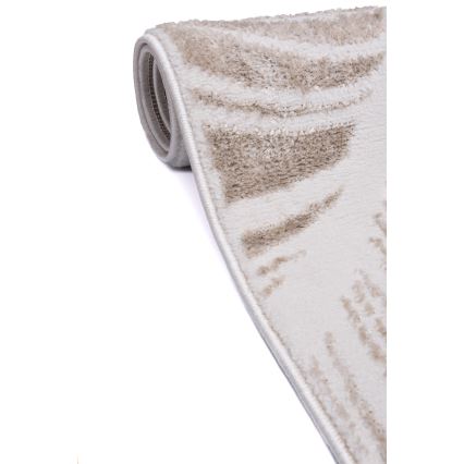 Covor SALAMANCA 200 x 280 cm, bej/alb, model cu frunze