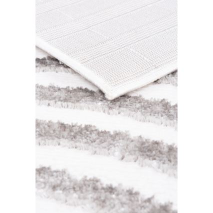 Covor SALAMANCA 67x120 cm gri/alb