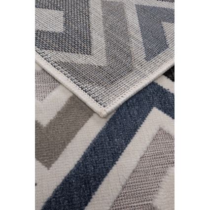 Covor SHIFT 120x160 cm gri/albastru