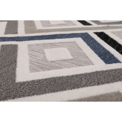 Covor SHIFT 160 x 220 cm gri/albastru