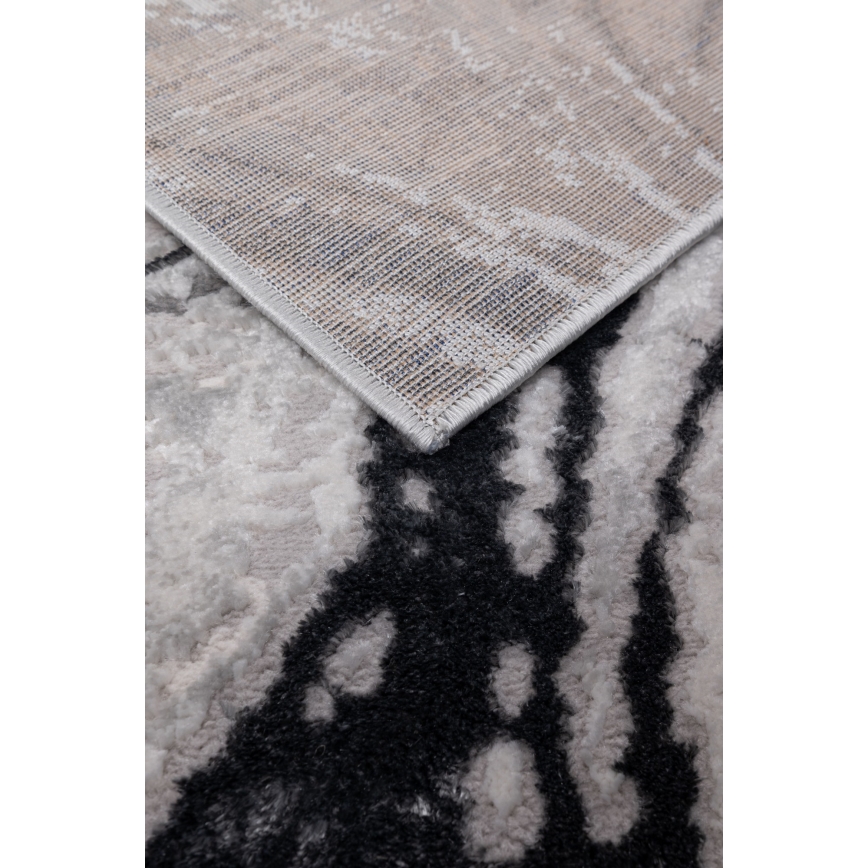 Covor STONE 80 x 140 cm gri/antracit