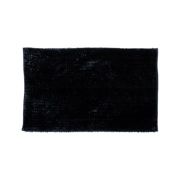 Covoraș antiderapant pentru baie CHENILLE 50x80 cm, negru