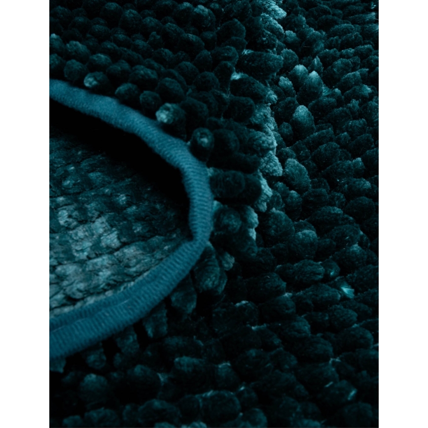 Covoraș de baie antiderapant CHENILLE 50 x 80 cm turcoaz