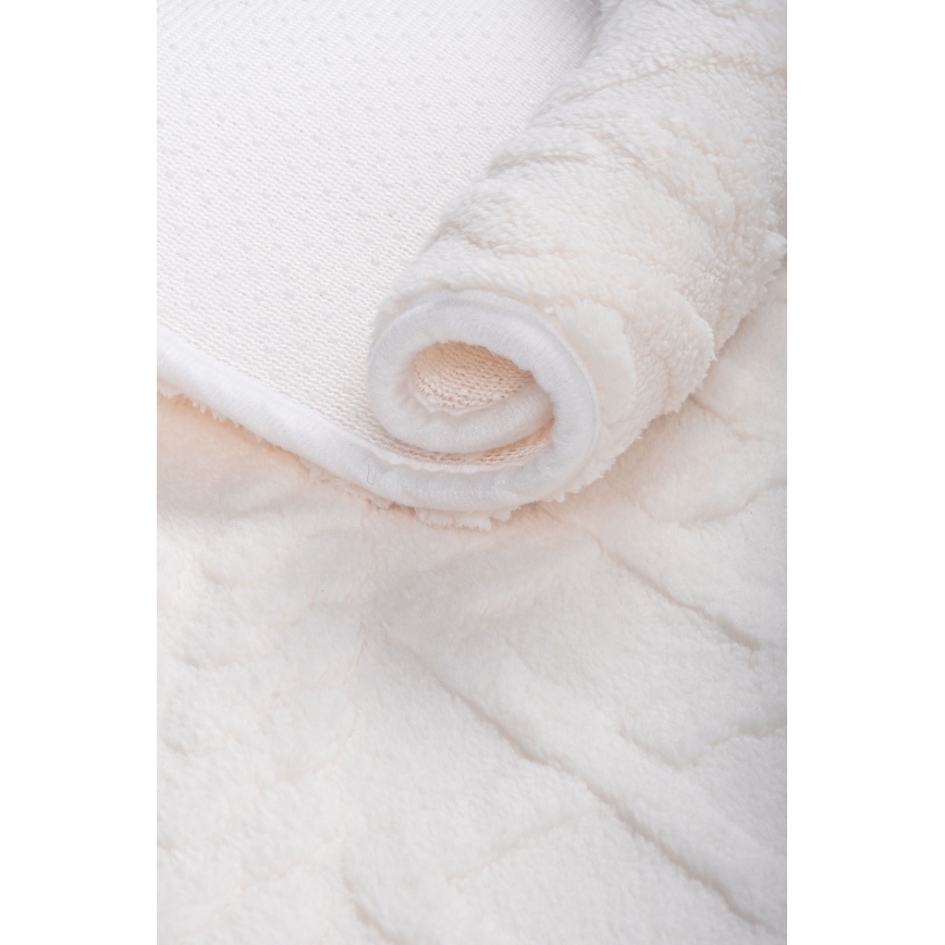 Covoraș de baie NEW STYLE 3D 60x90 cm, crem