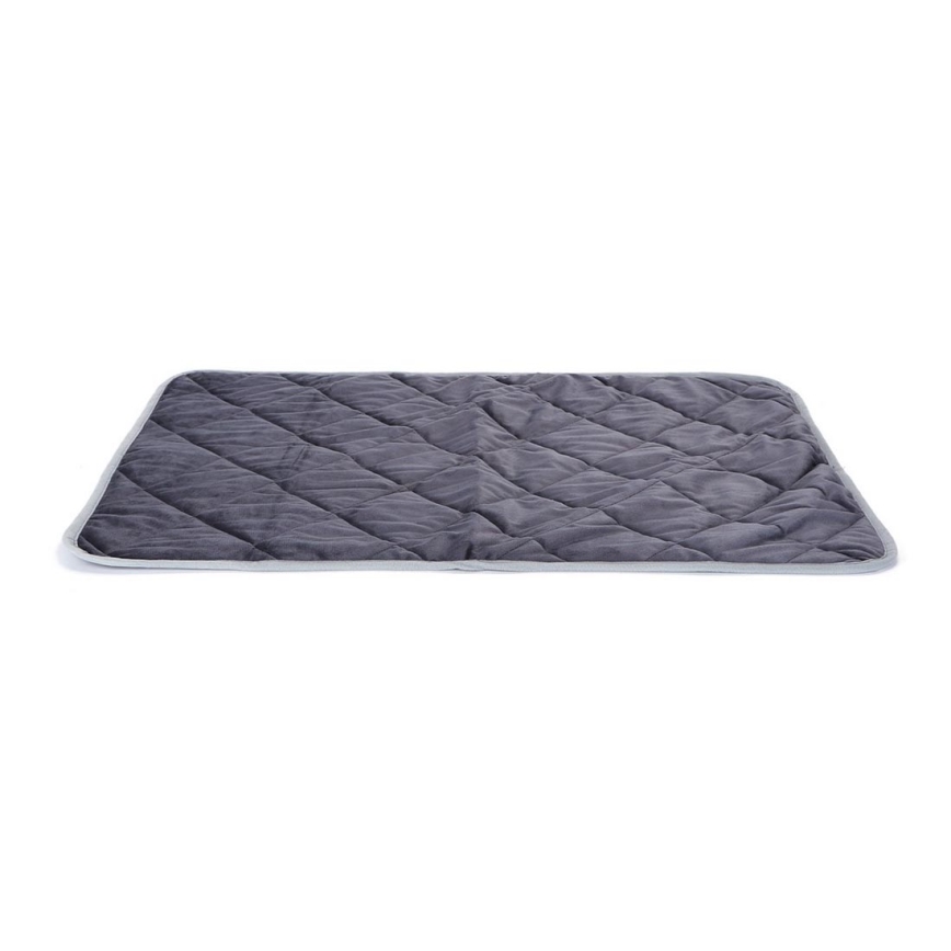 Covoraș de încălzire pentru animale de companie Nobleza 88x58 cm gri