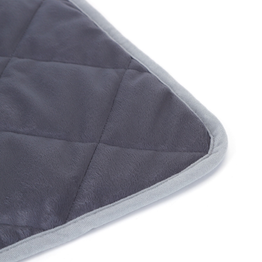 Covoraș de încălzire pentru animale de companie Nobleza 88x58 cm gri