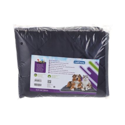 Covoraș de încălzire pentru animale de companie Nobleza 88x58 cm gri