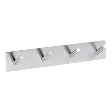 Cuier 25,5 x 4,5 cm inox/argintiu