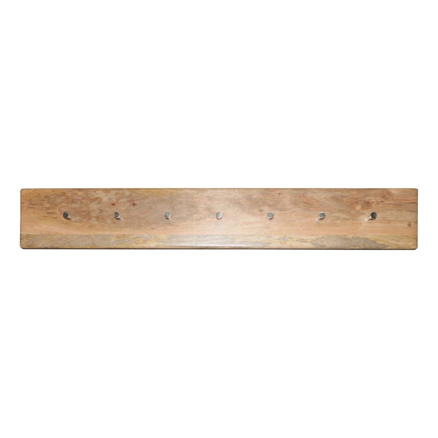 Cuier de perete HINA 15x100 cm lemn masiv/manghier