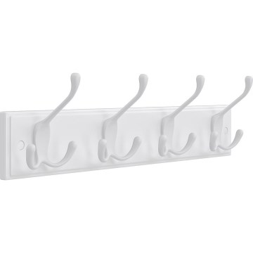 Cuier de perete KATE 40x11x7 cm alb