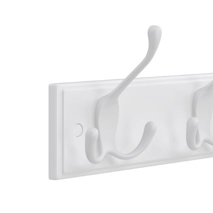 Cuier de perete KATE 40x11x7 cm alb