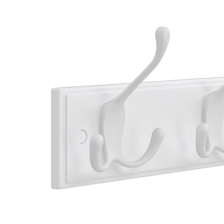 Cuier de perete KATE 40x11x7 cm alb