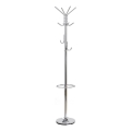 Cuier de podea 30 x 181 cm, crom lucios