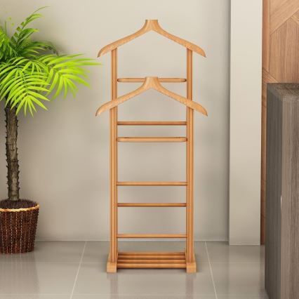 Cuier de podea BIBI 33x120x46 cm maro
