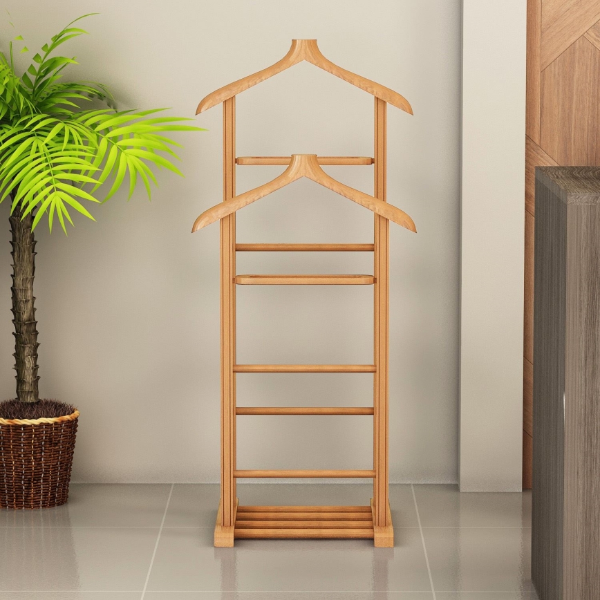 Cuier de podea BIBI 33x120x46 cm maro