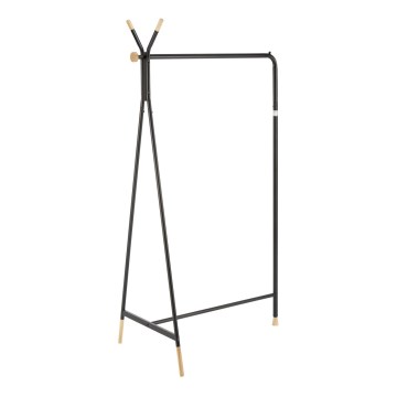 Cuier de podea CHENE 165x91 cm, negru/bej