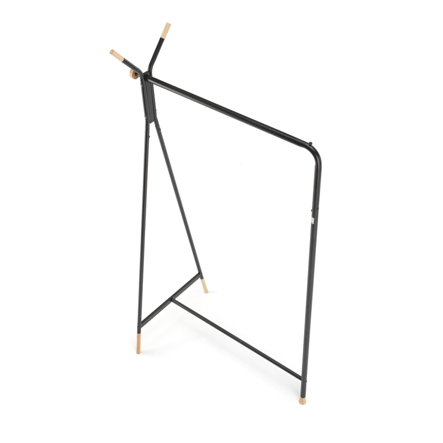 Cuier de podea CHENE 165x91 cm, negru/bej