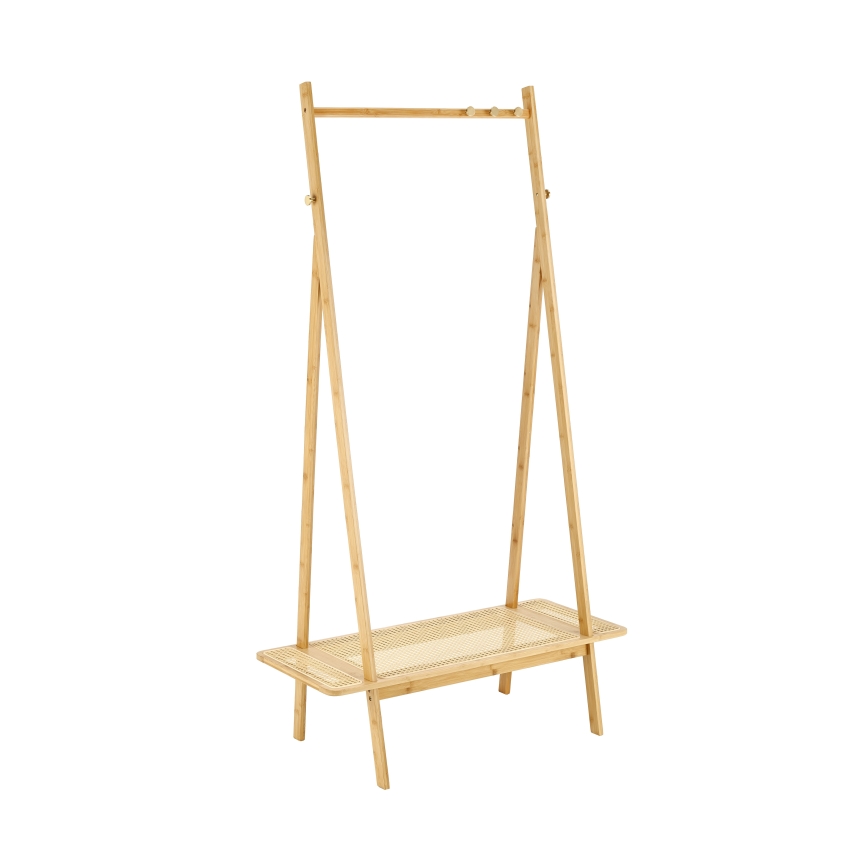 Cuier de podea LEGNO din ratan, 168 x 68 cm